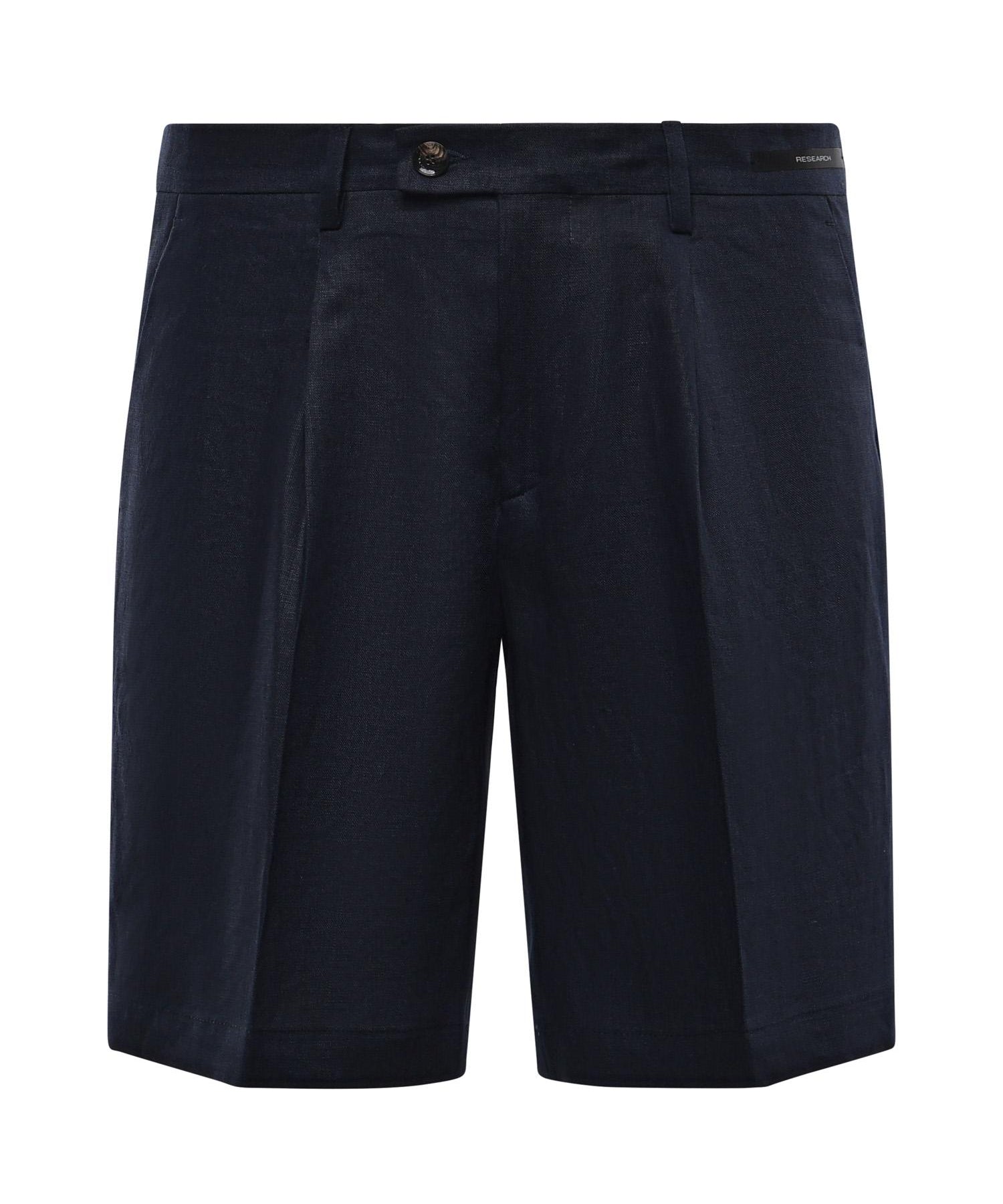 Bermuda Harry in lino con pince MCHAR3259S26B 016 MICHAEL COAL 