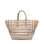 Borsa Shopping Stefanie 73BS8ZL01 STEFANIECUOIO/BIANCO V° 73 