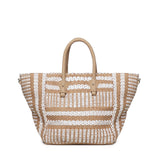Borsa Shopping Stefanie 73BS8ZL01 STEFANIECUOIO/BIANCO V° 73 