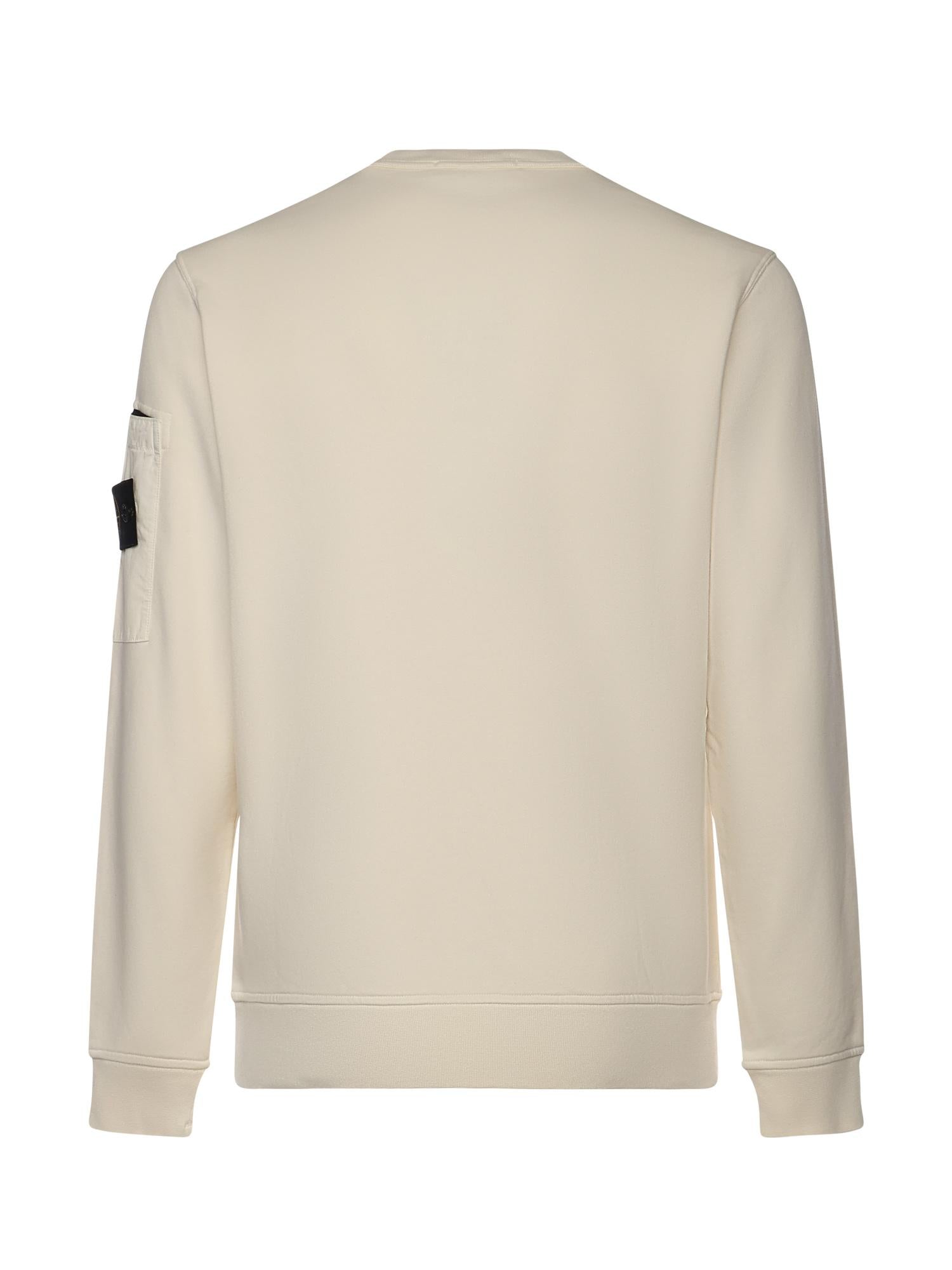 Felpa in cotone con logo L1S156100019 S0410V0093 STONE ISLAND 
