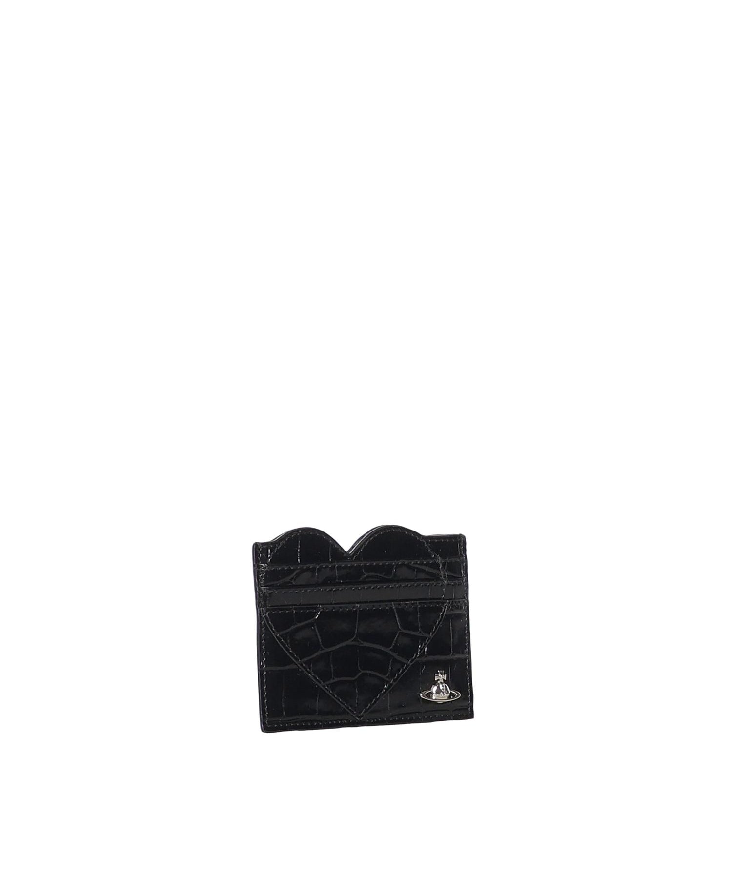 Porta carte Heart con logo 5403000MW L0098N401 VIVIENNE WESTWOOD 