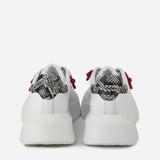 Sneakers Nemesis in nappa con lacci cerati NEMESIS2 PYTHONWHITE GIULIANO GALIANO 