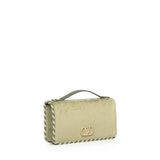 Portafoglio con catena Vlogo Signature in velluto con logo gioiello<BR/> 7W2P0AU1 CPXBCX VALENTINO GARAVANI 