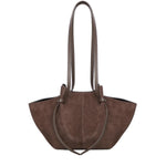 Borsa tote Mochi in pelle scamosciata MOCHI SUEDE NUTMEG YUZEFI 