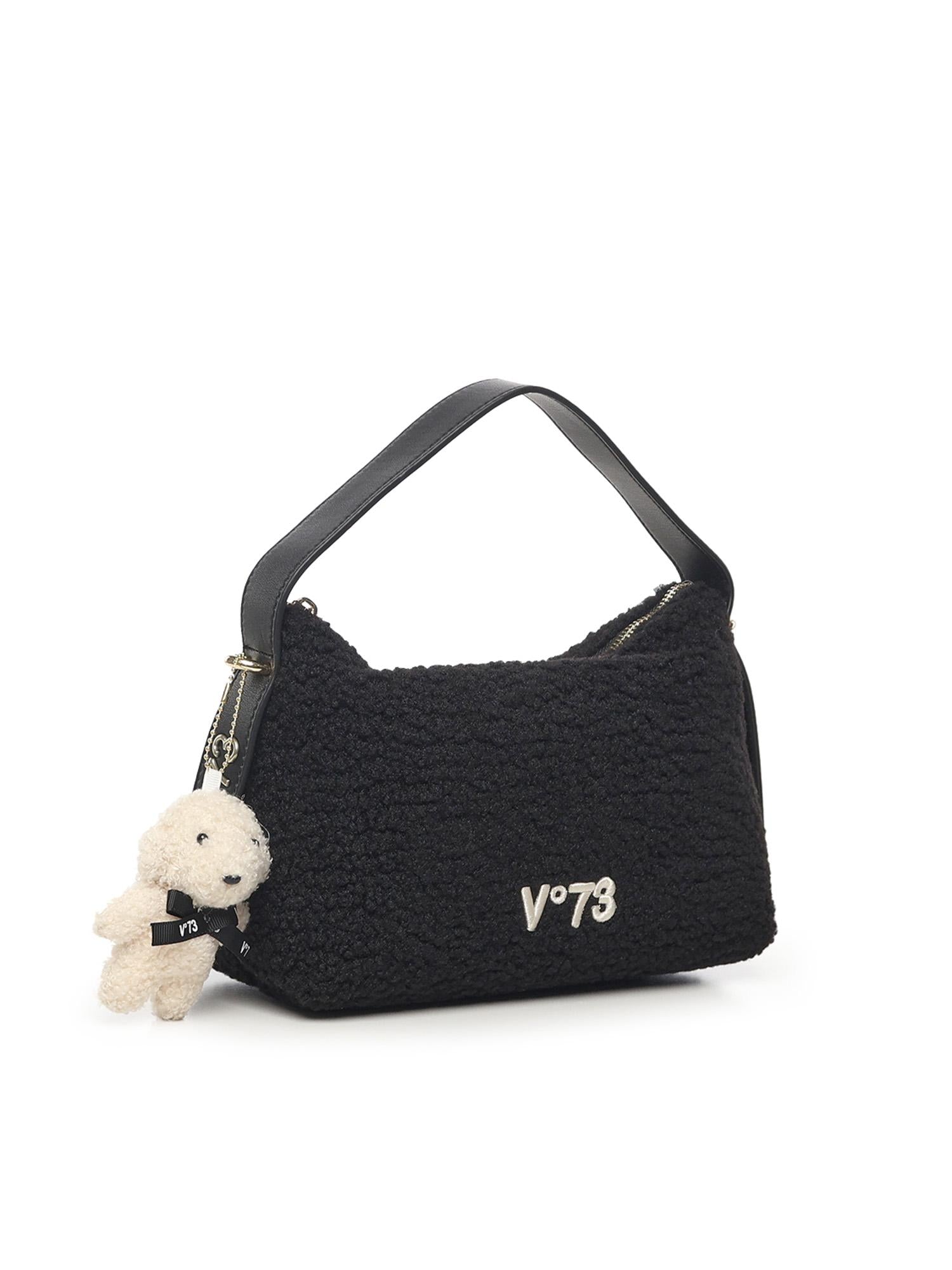 Borsa a spalla Isabella con charm 73BS9D001P ISABELLANERO V° 73 