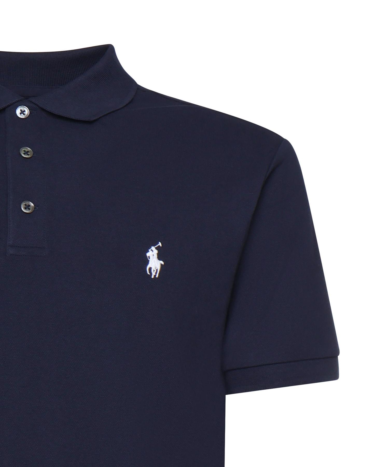 Polo in cotone con logo 710941439 038 POLO RALPH LAUREN 