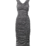 Abito in seta con stampa F6TWBT FSA72HH5QT DOLCE & GABBANA 