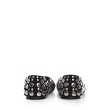 Ballerine Jane in pelle scamosciata con borchie F4059 970L970 KHAITE 