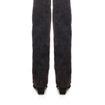 Stivali Jane Fold in pelle scamosciata <BR/> PX1803XV003 EBANO PARIS TEXAS 