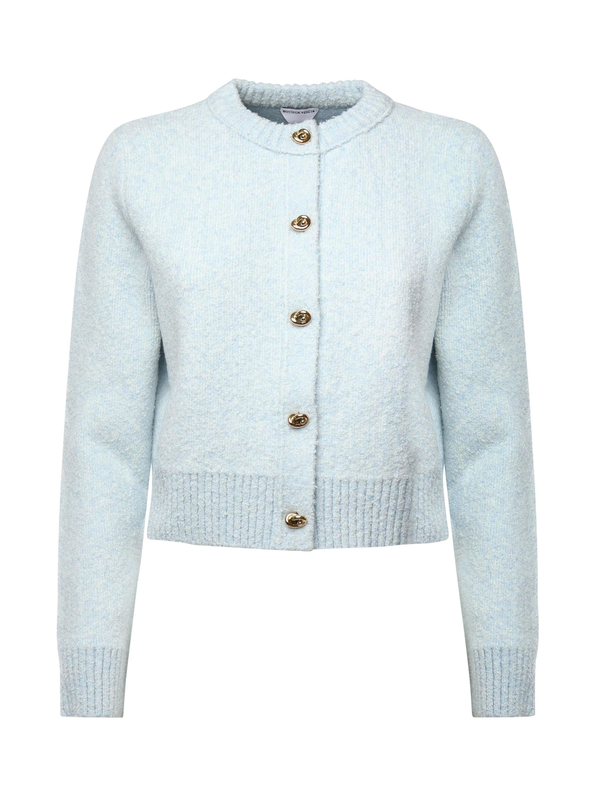 Cardigan in lana bouclé 812469 V4WQ04033 BOTTEGA VENETA 