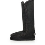 Stivali Eskimo 40 rhinestones logo<BR/> MUFW101052A BKBK MOU 