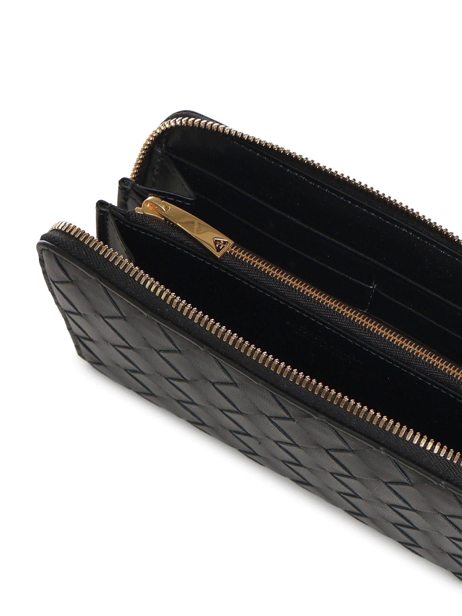 Portafoglio Intrecciato con zip 814674 VCPP28425 BOTTEGA VENETA 
