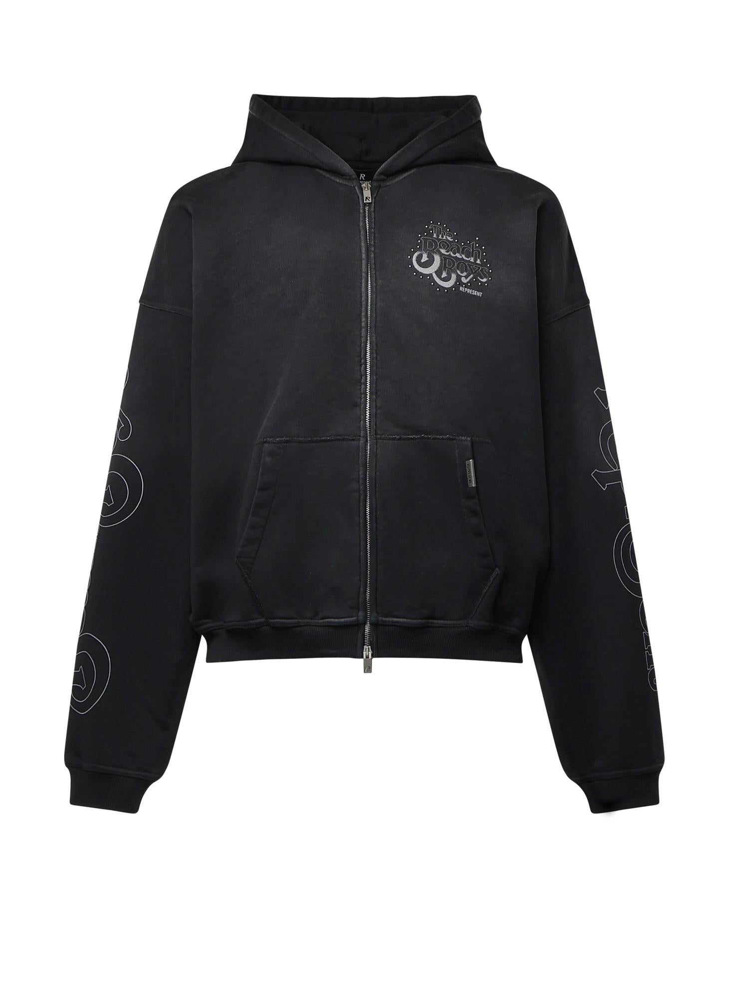 Felpa Beach Boys Endless Summer con cappuccio in cotone MLM101224 04 REPRESENT 