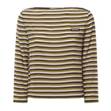 Top a righe con logo MT2144 1731F04DA MIU MIU 