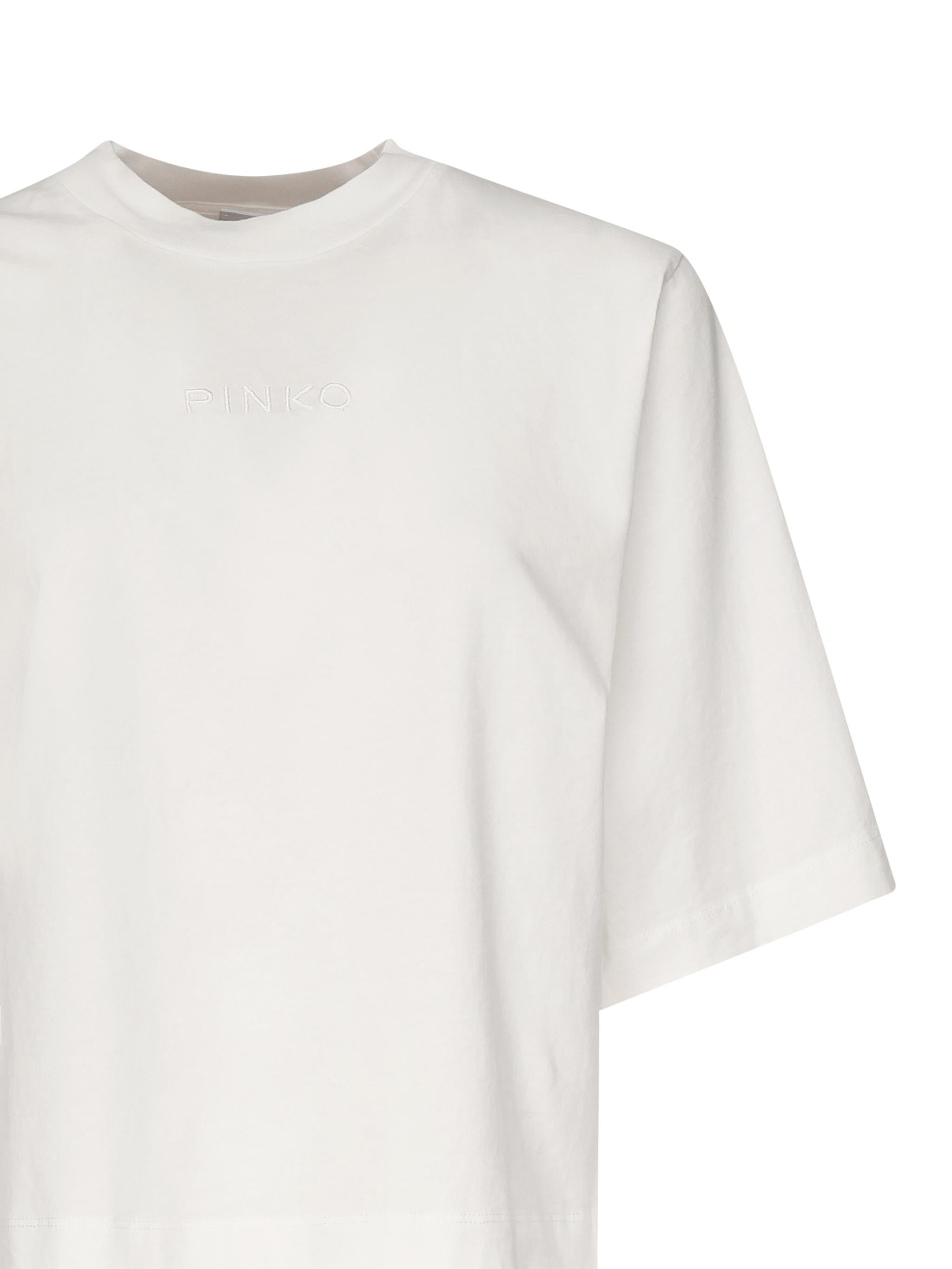 t-shirt boxy oversize 104604 A2F8Z05 PINKO 