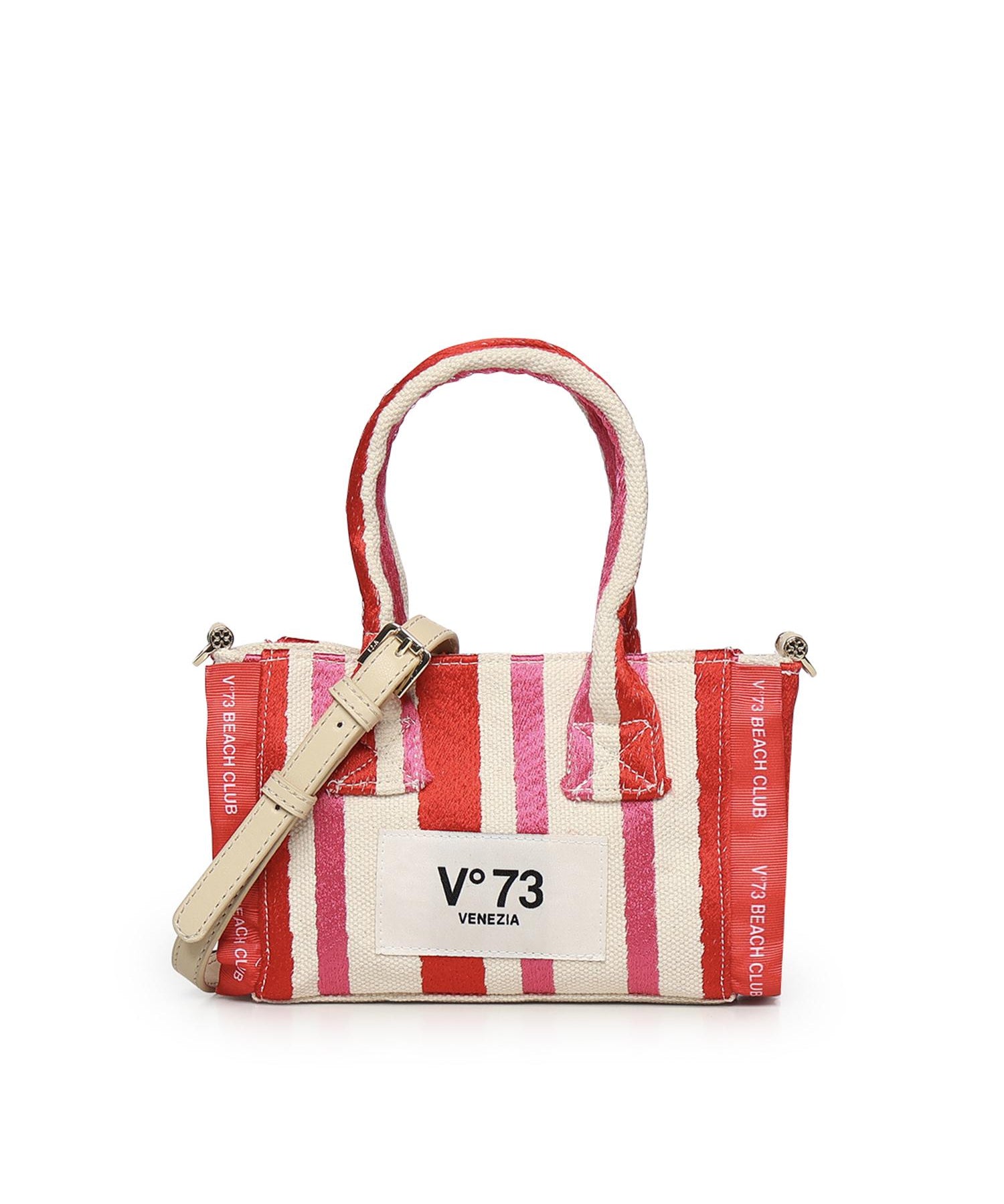 Mini bag con logo 73BS9MV03R ILENEROSSO/MULTICOLOR V° 73 