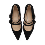 Pumps Geluci in camoscio GELUCI CAM. NERO GIULIANO GALIANO 