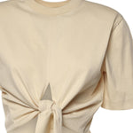T-shirt cropped in cotone 26SSNTP-0002 NOCCIOLA NINEMINUTES 