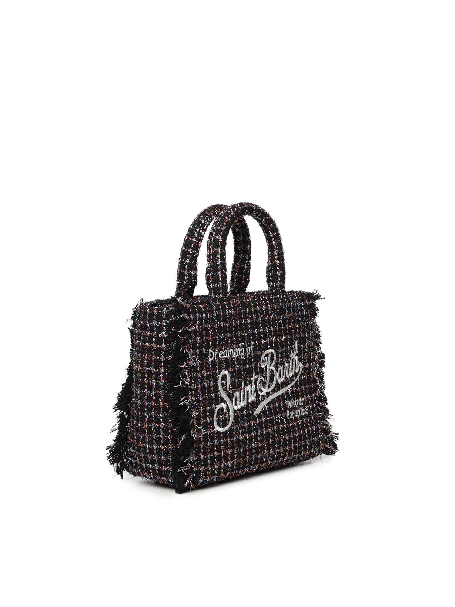 Mini bag Vanity tweed con logo VAMI026 01374I MC2 SAINT BARTH 