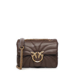 Borsa a tracolla grande Love Bag Puff trapunta farfalla 100039 A1EXL74Q PINKO 