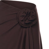 Gonna con applicazioni floreali<BR/> 606426  MAGDA BUTRYM 