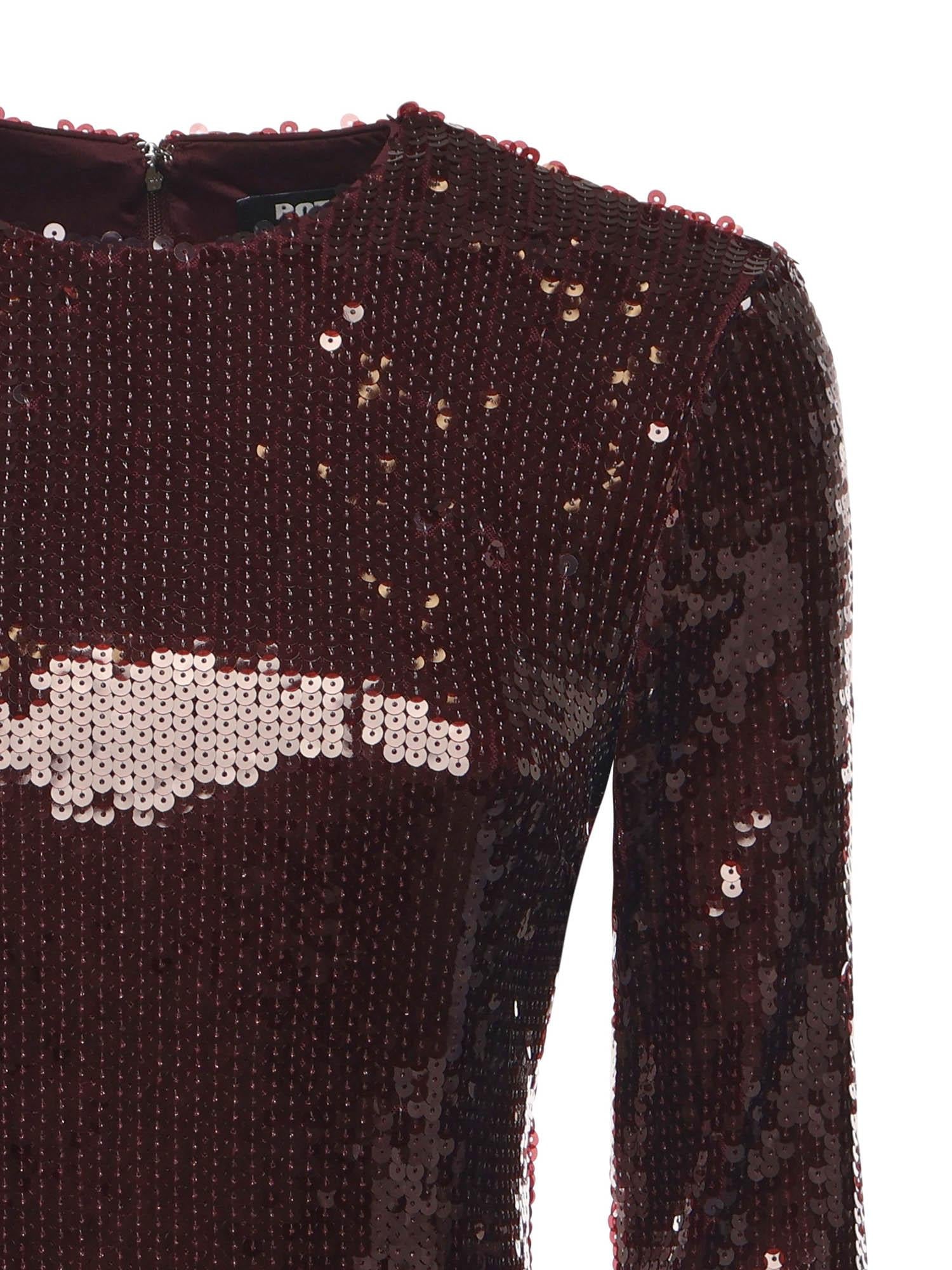 Abito mini in paillettes<BR/> 114614 2734 ROTATE 