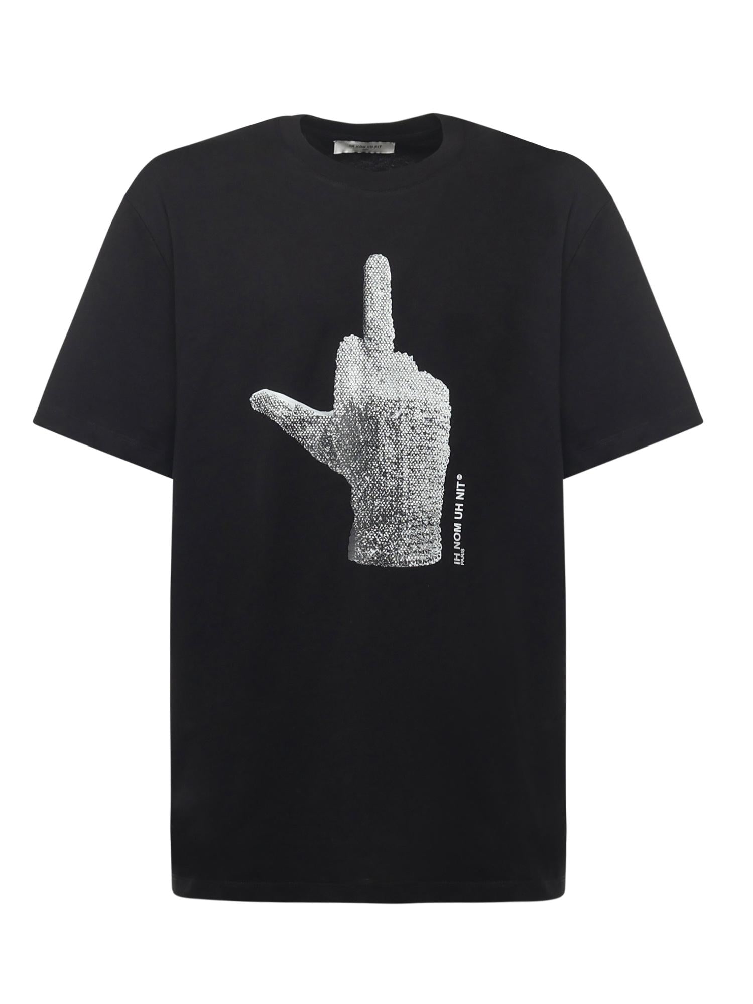 T-shirt con stampa in cotone NCW25204 009 IH NOM UH NIT 