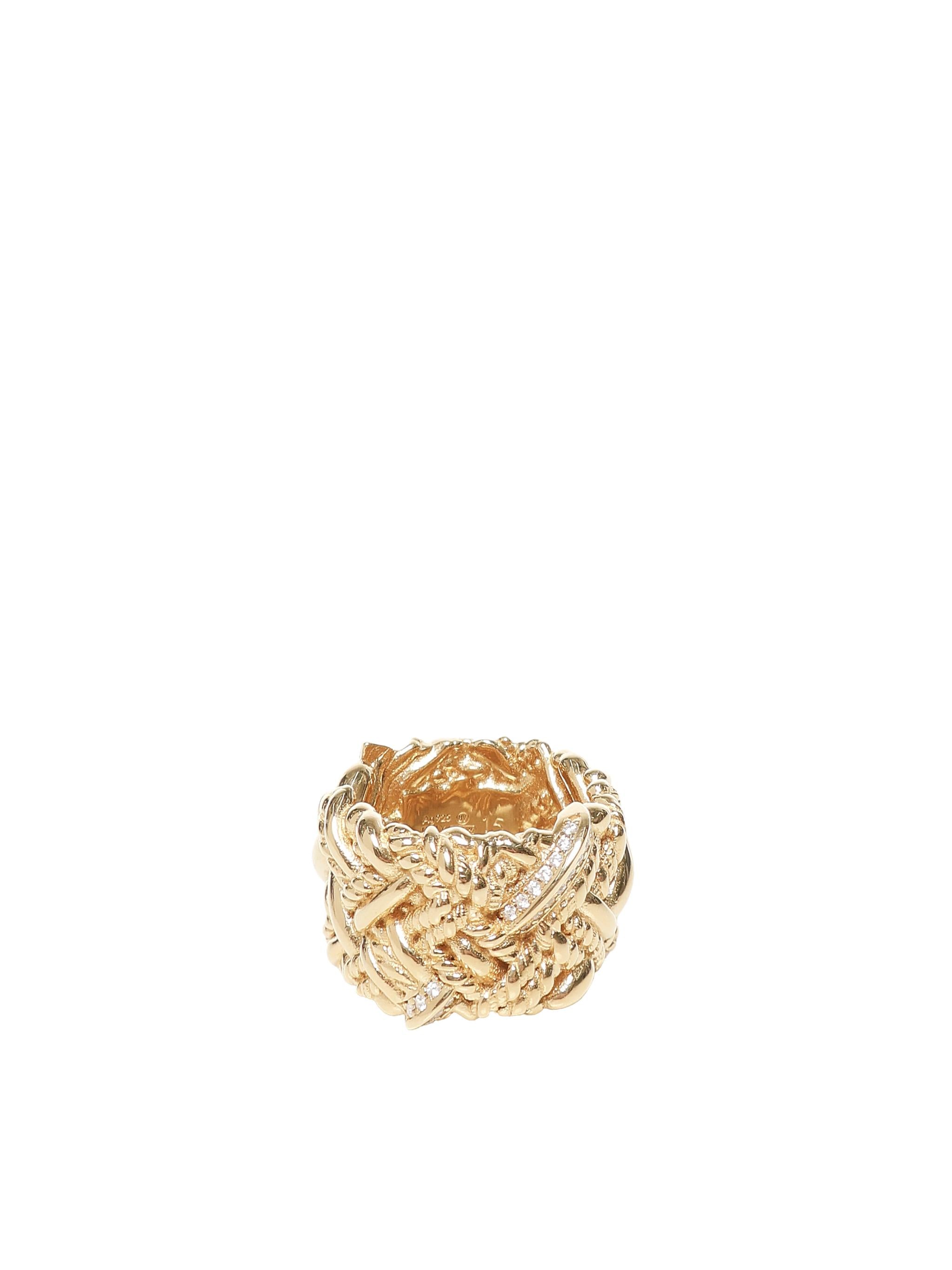 Anello Intreccio<BR/> 838184 VBOB69000 BOTTEGA VENETA 