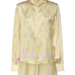 Camicia in seta con stampa nappine 80AAL635 NS850656 GENNY 