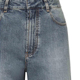 Jeans ritorti in deep stone denim AA9P1181D006B 505 ALAIA 