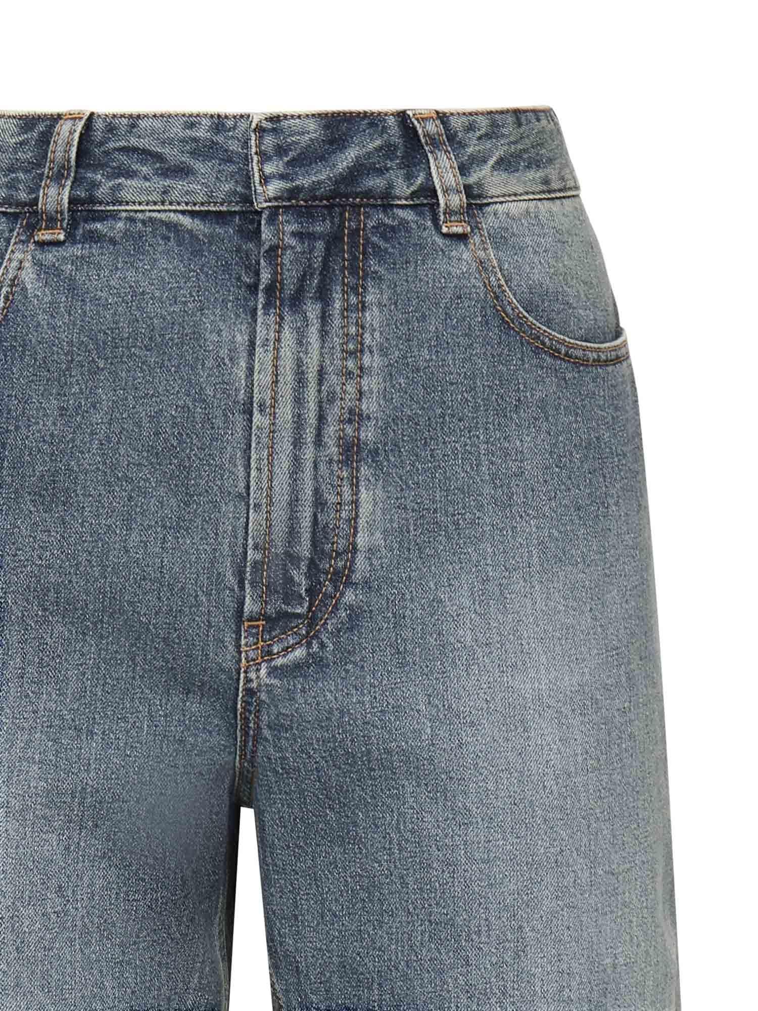 Jeans ritorti in deep stone denim AA9P1181D006B 505 ALAIA 