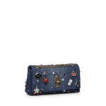 Mini bag 'The dual chain' in denim 2R5SMN017S02 454 MARC JACOBS 