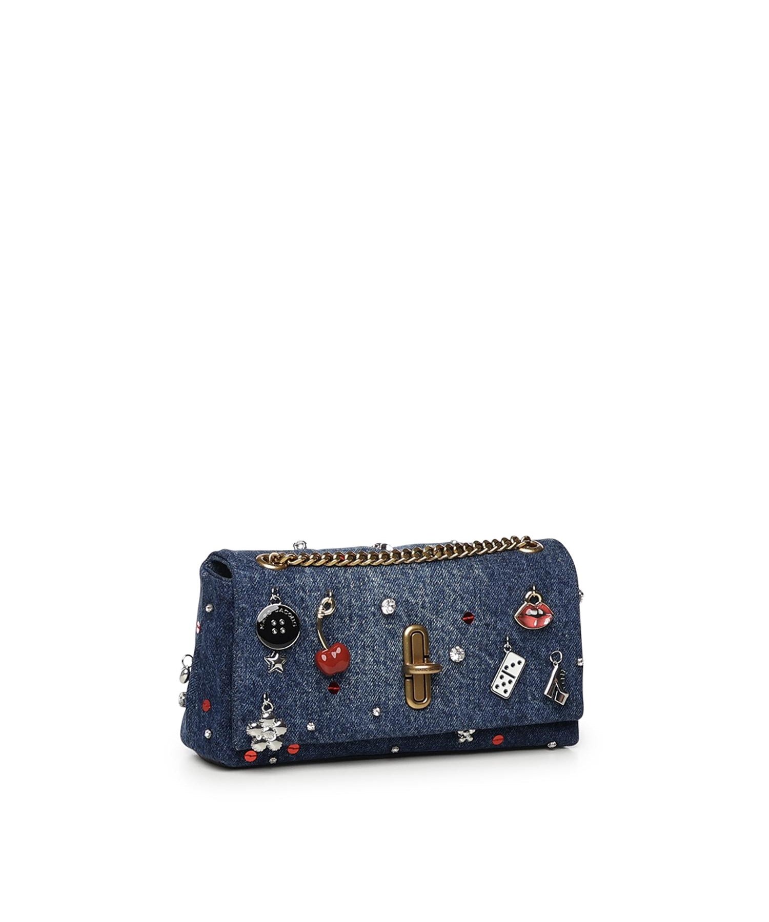Mini bag 'The dual chain' in denim 2R5SMN017S02 454 MARC JACOBS 