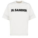 T-shirt in jersey di cotone con logo J21GC0001 J45148102 JIL SANDER 