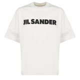 T-shirt in jersey di cotone con logo J21GC0001 J45148102 JIL SANDER 