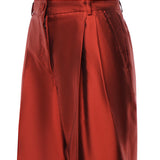 Pantaloni in mikado di seta FTDLHT FU116R0156 DOLCE & GABBANA 