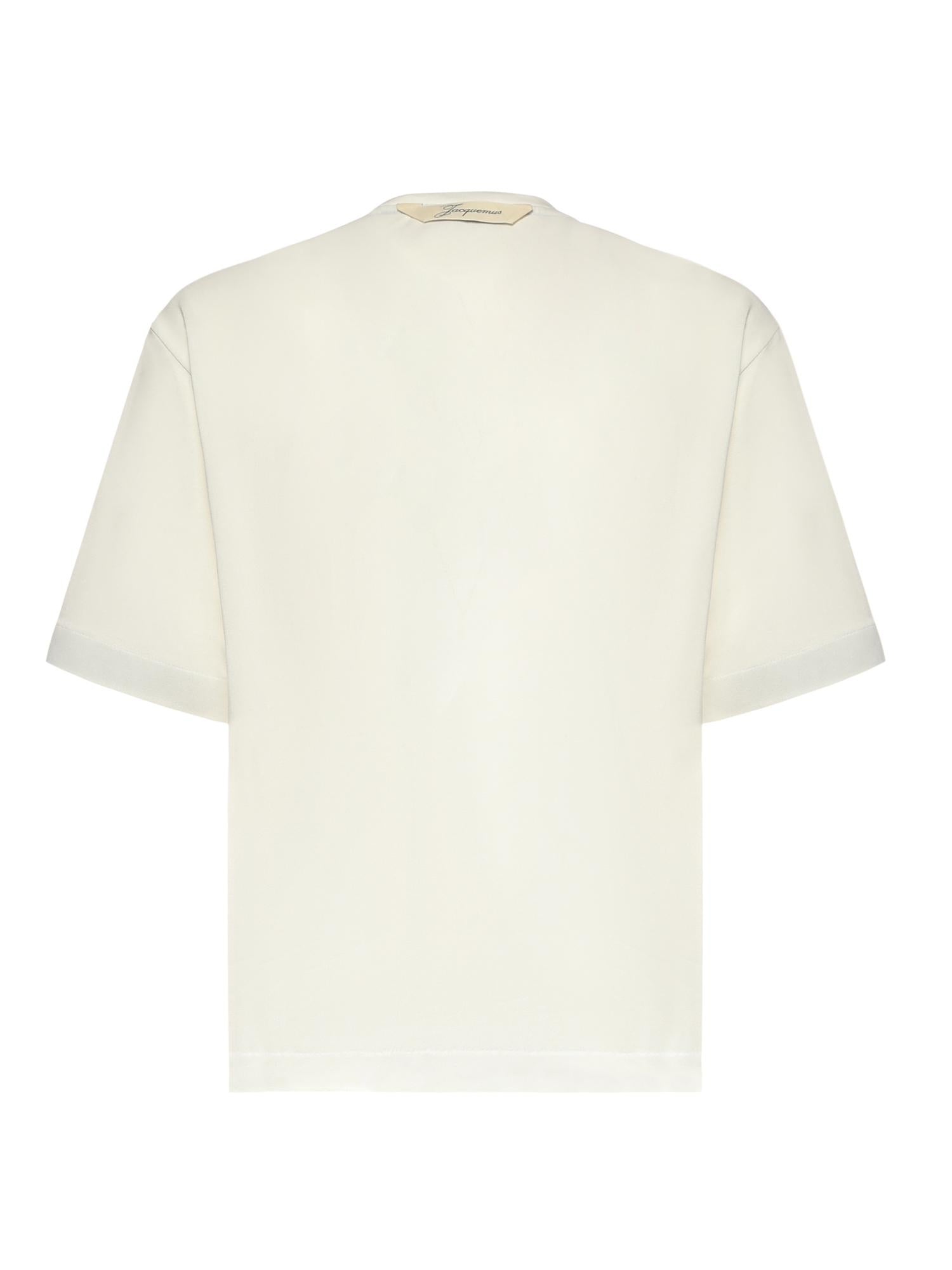 T-shirt Le T-shirt Rond Carré TSM00578AJ00254 100 JACQUEMUS 