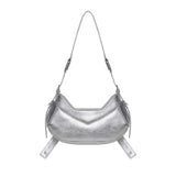 Borsa a spalla Y2K.001 FBBP70001LAM -ARGENTO/NICKEL BIASIA 