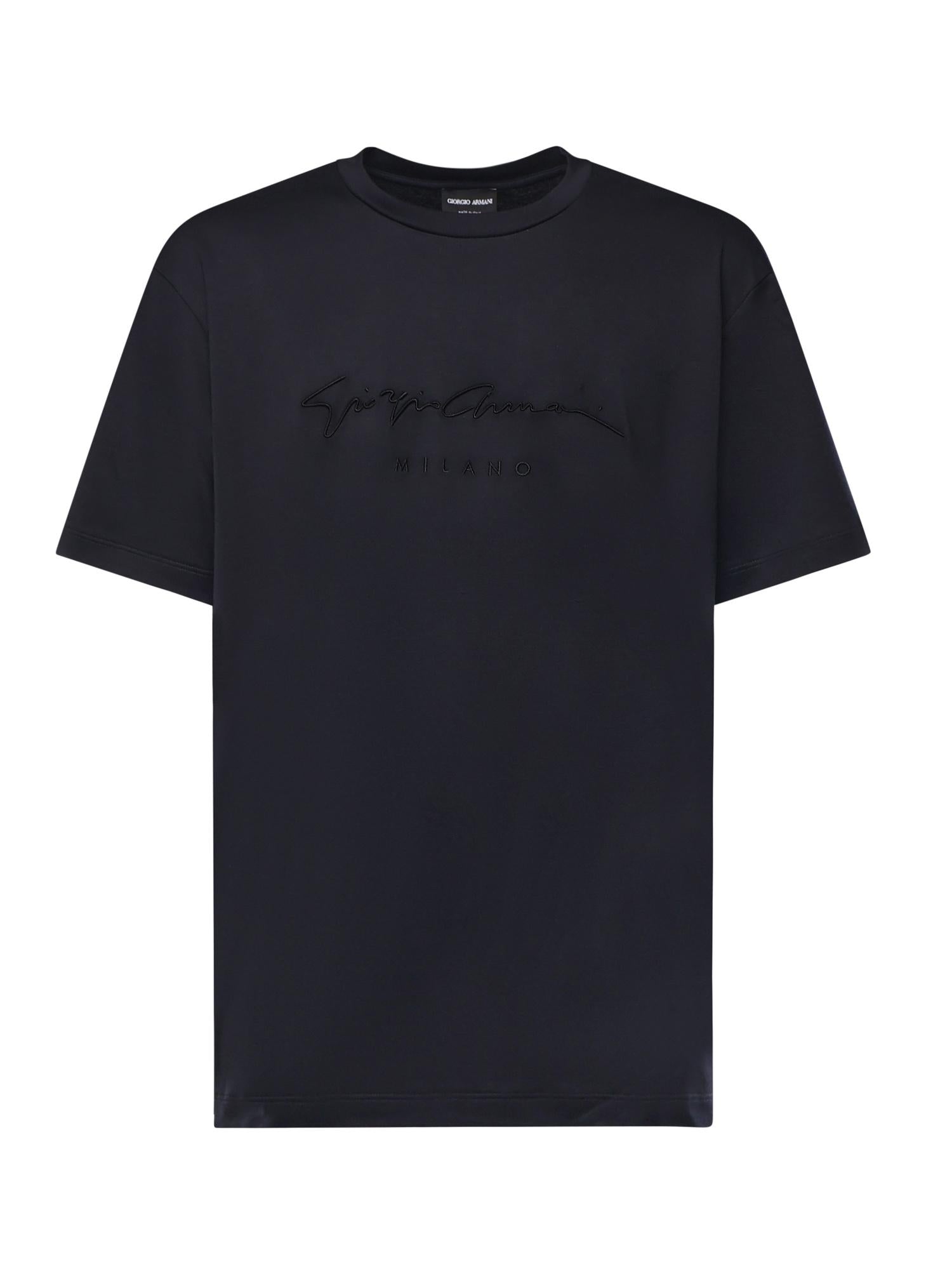 T-shirt con logo in cotone 6GSM90SJ RQZUBSG EMPORIO ARMANI 