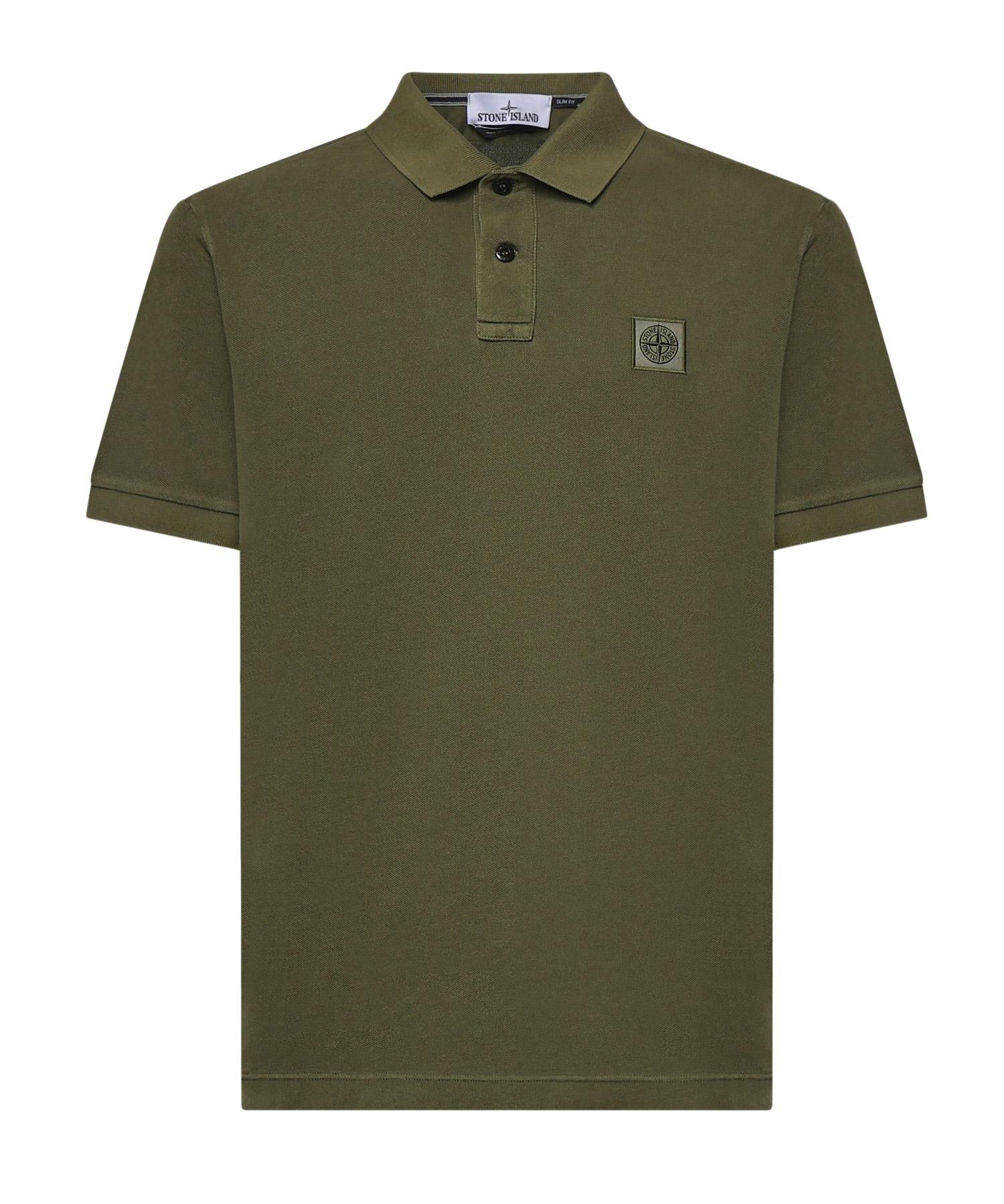 Polo in piqué di cotone con logo L1S1522002SC S0067V005G STONE ISLAND 