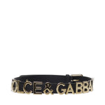 Cintura in pelle di vitello con lettering BE1521 AM6818S070 DOLCE & GABBANA 