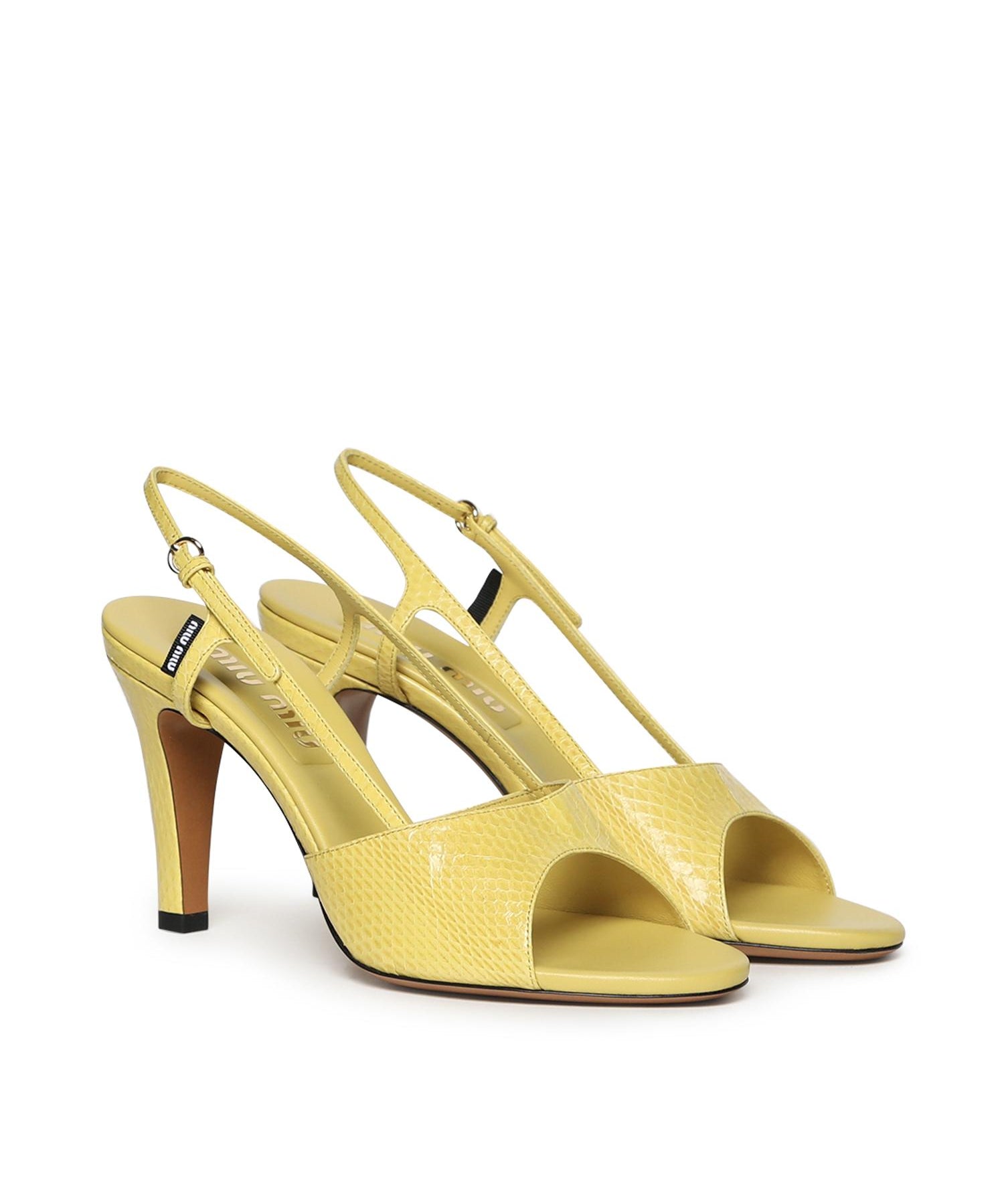 Sandali slingback in Ayers 5X547E 0XPF0010 MIU MIU 