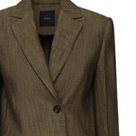 Blazer in tela con bottoni 104890 A2EJL63 PINKO 