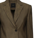 Blazer in tela con bottoni 104890 A2EJL63 PINKO 