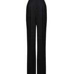 Pantaloni in sartin mireille 803599 Y013G1000 SAINT LAURENT 