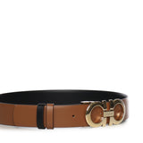 Cintura Gancini in pelle<BR/> 23A564 674471532 FERRAGAMO 