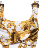 Canotta in cotone con stampa 80HAM603 JS550G03 VERSACE JEANS COUTURE 