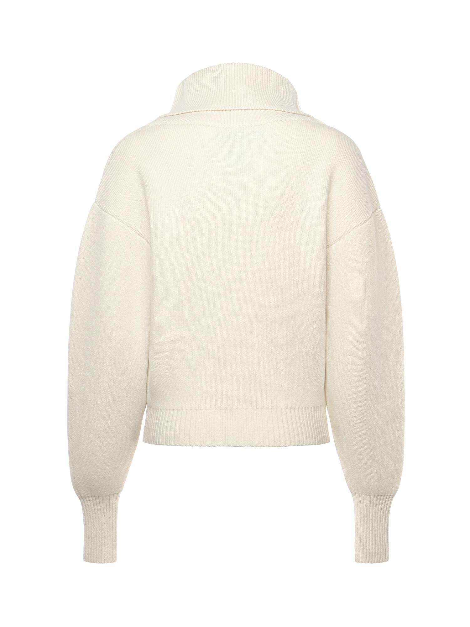 Maglia "La Maille Pallone" in lana e cashmere 25HSWW00624AK00278 110 JACQUEMUS 