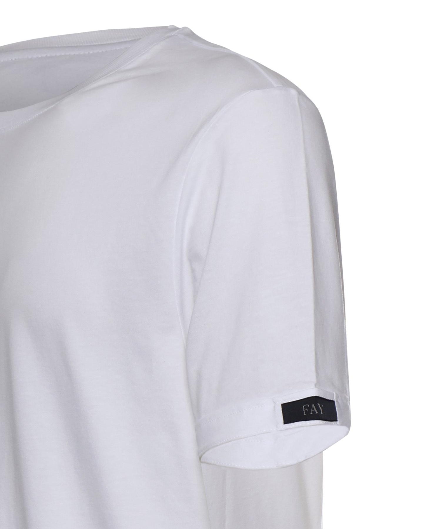 T-shirt in jersey di cotone NPMB3521330UCX B001 FAY 