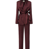 Tailleur Iris <BR/> TAILLEUR IRIS BORDEAUX THE ARCHIVIA 